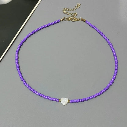 Colorful Heart Beads Choker - R&N 