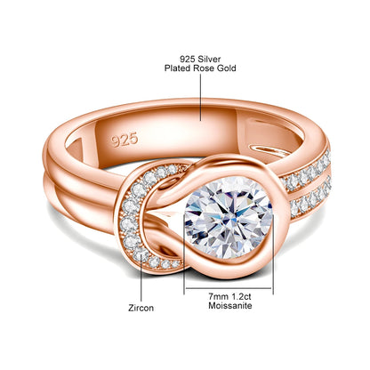 💫 Luna Grace Moissanite Ring