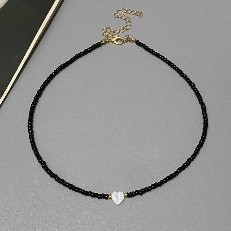 Colorful Heart Beads Choker - R&N 
