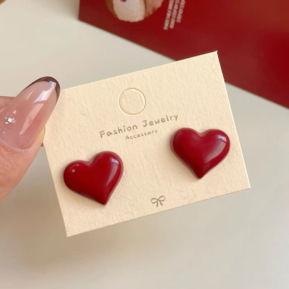 Retro Red Bowknot Earrings - R&N 